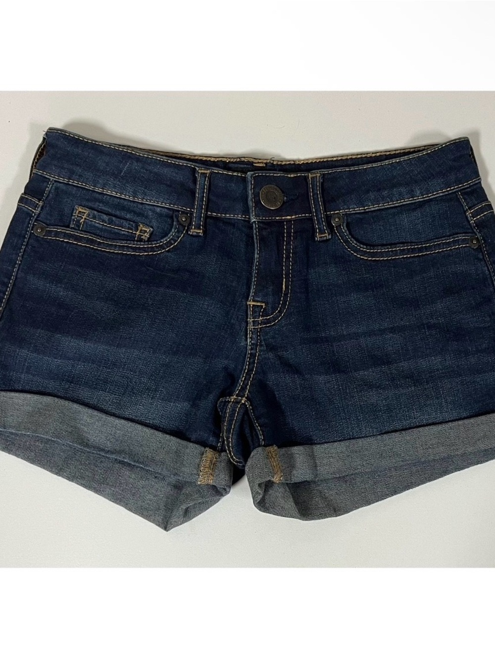Aeropostale Blue Mid Rise Jean Denim Shorts Bottoms Size 00 💙✨ #shorts #casual